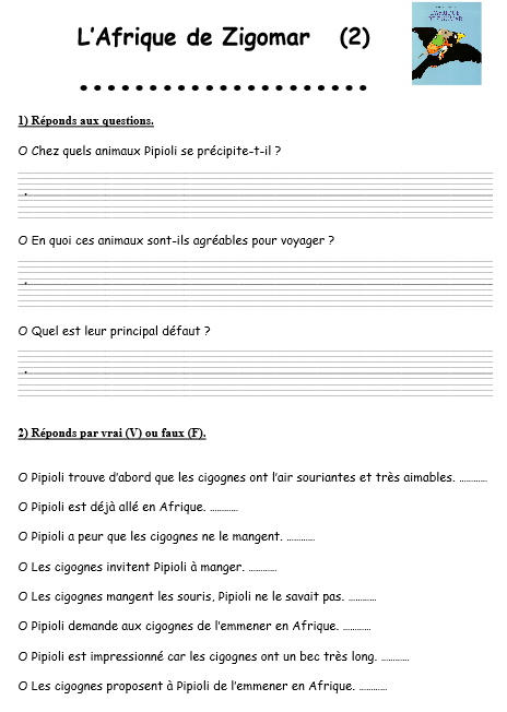 L'AFRIQUE DE ZIGOMAR