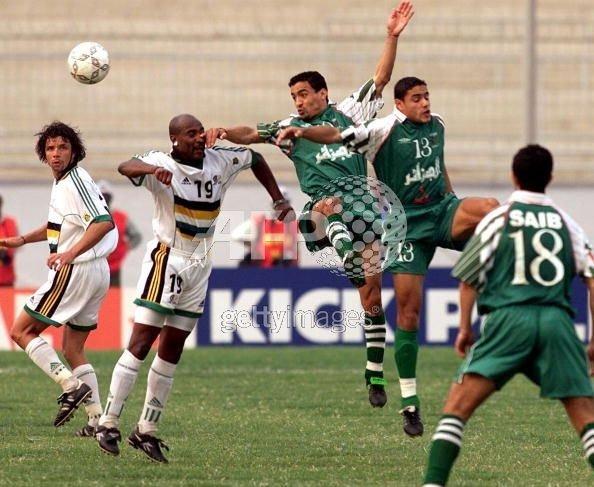31.1.2000 à Kumasi CAN 2000 Algérie-Afrique du Sud 1-1 a Kumasi en match de poule de la