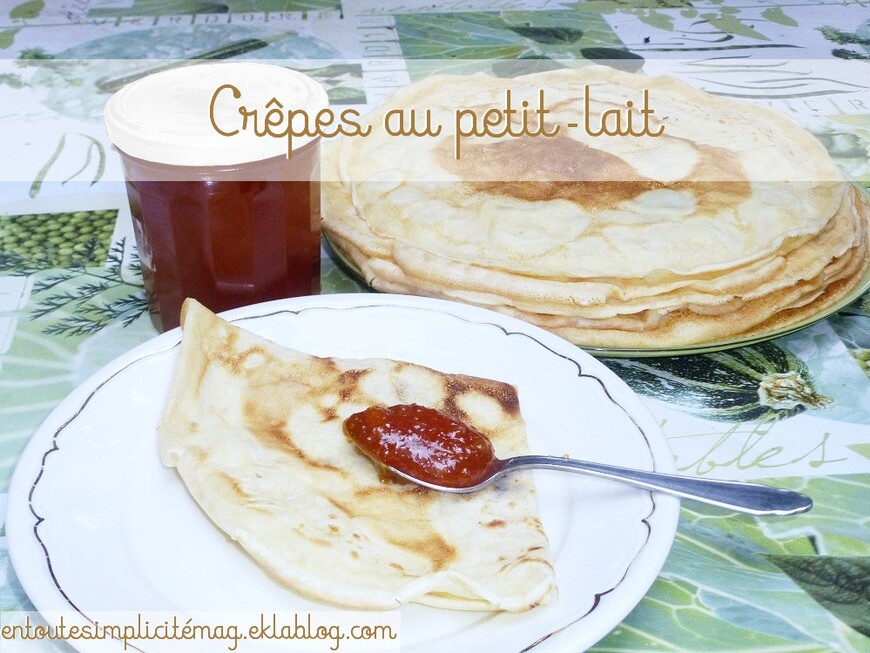 Crèpes au petit-lait