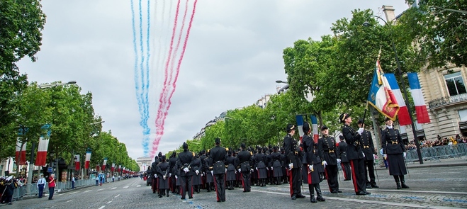 Défilé militaire du 14 juillet sur les Champs-Élysée