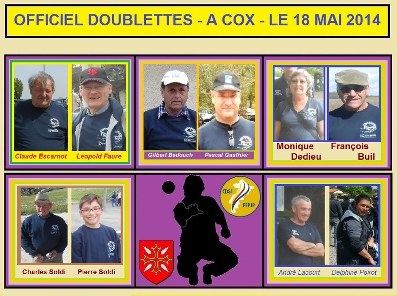 OFFICIEL DOUBLETTES A COX