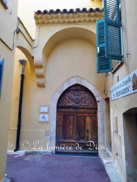 Antibes, la chapelle Saint Bernardin
