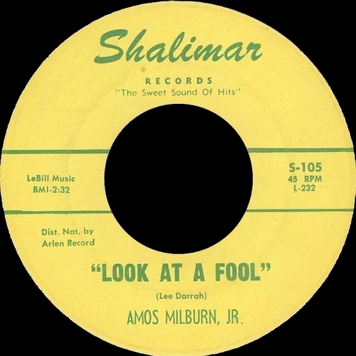 Amos Milburn Jnr. : Album " You Used Me " Mr R&B Records R&B 1000 [ SE ]
