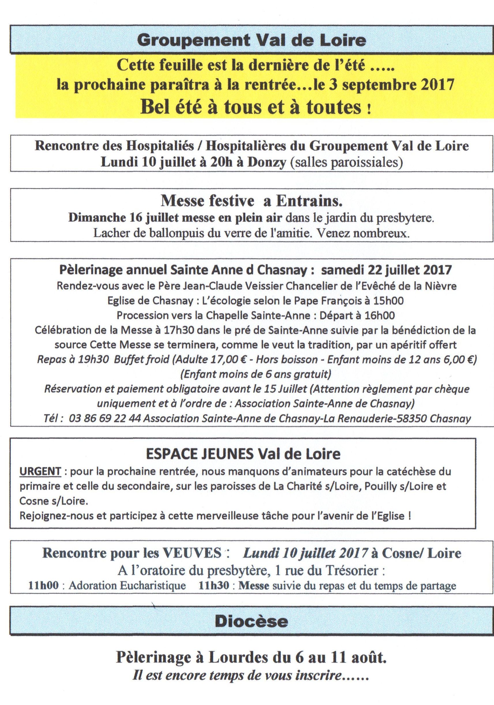 rencontre a pouilly sur loire