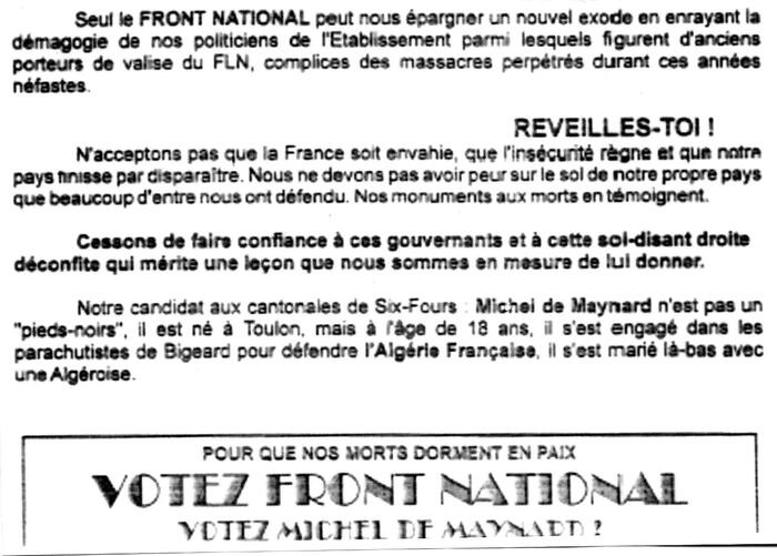 Algérie française : les retours  du refoulé (4/5) + Commentaires