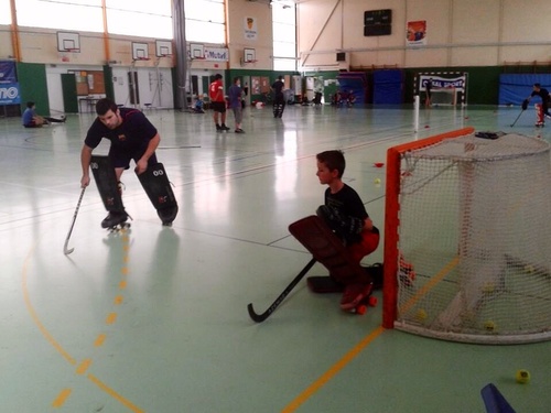 Lucas au stage de gardiens Reno Goal School près de  Nantes du 7 au 11 juillet