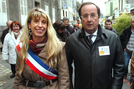 Sophie Dessus et François Hollande en 2008.