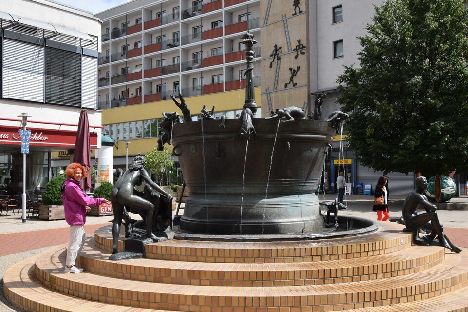 J21 - Magdeburg - Fontaine sur la Leisterplatz