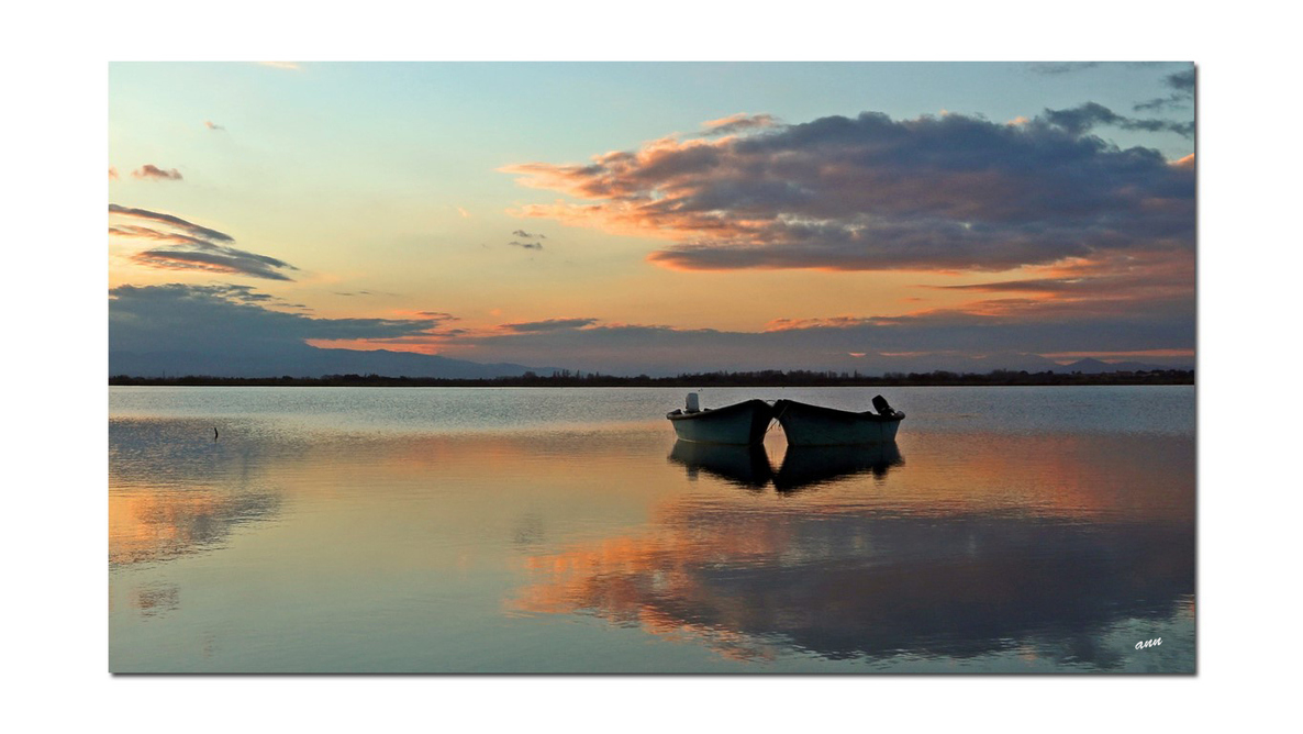 Dans un ciel de traîne (Etang du Canet en Roussillon)