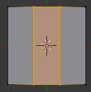 Ajouter 2 boucles au cube (touches Ctrl +R)