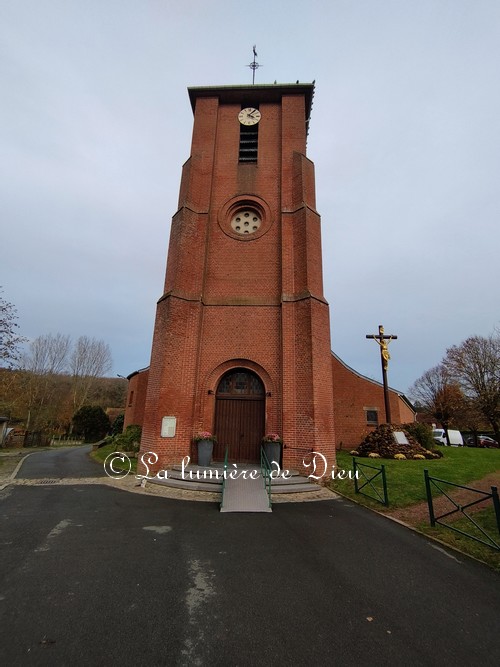 Berthen, l'église Saint Blaise