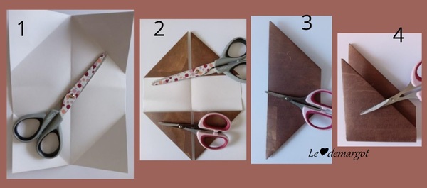 Tuto / Pochette origami