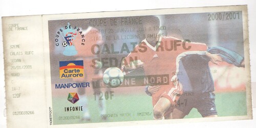 Coupe de France 2000/2001 - Sedan-32èmes-les compos