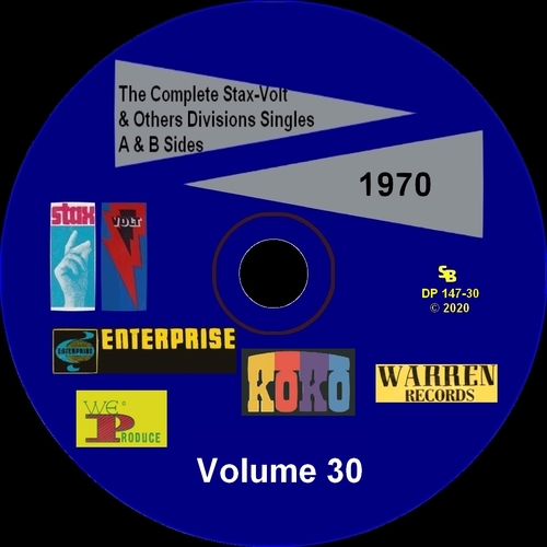 " The Complete Stax-Volt Singles A & B Sides Vol. 30 Stax & Volt Records & Others Divisions " SB Records DP 147-30 [ FR ]