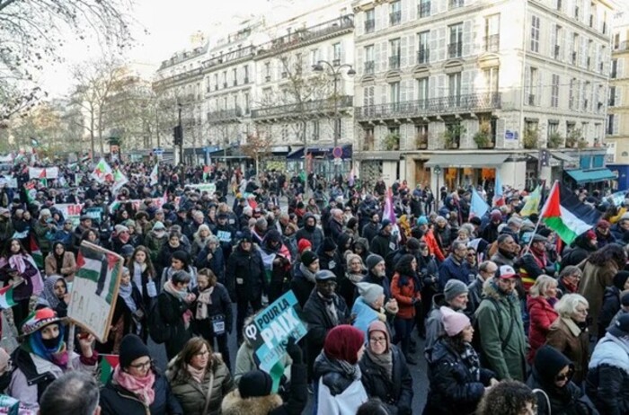 Proche Orient. À Paris, plusieurs milliers de personnes  pour « la paix et la justice »