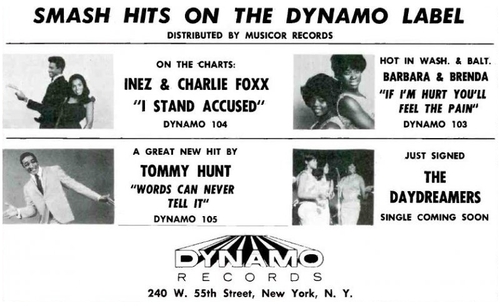Dynamo Records : CD " Dynamo Records The Complete Singles Volume 1 - 1967 " Soul Bag Records DP 161-1 [ FR ]