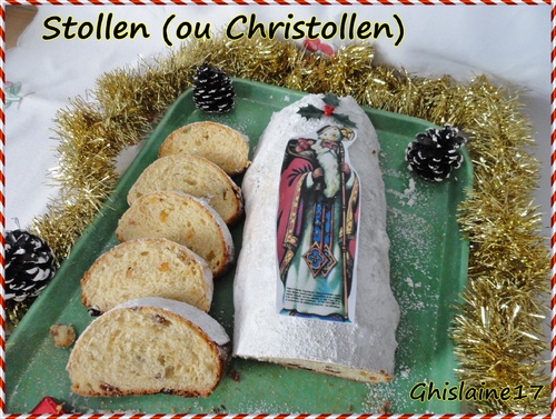 Stollen (ou Christollen) pour la St Nicolas