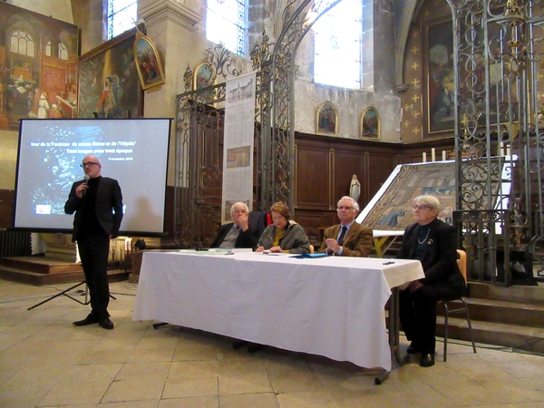 Le patrimoine de la chapelle de l'hôpital d'Alise-Sainte-Reine, dévoilé lors d'un colloque proposé par l'association  Desnoyers-Blondel