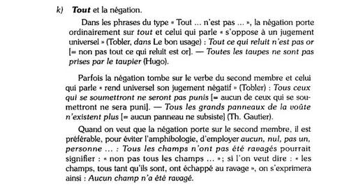 Les Adjectifs Indéfinis: Tout