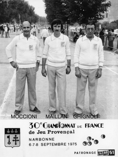 Les qualifiés du 06 de 1955 à 1979