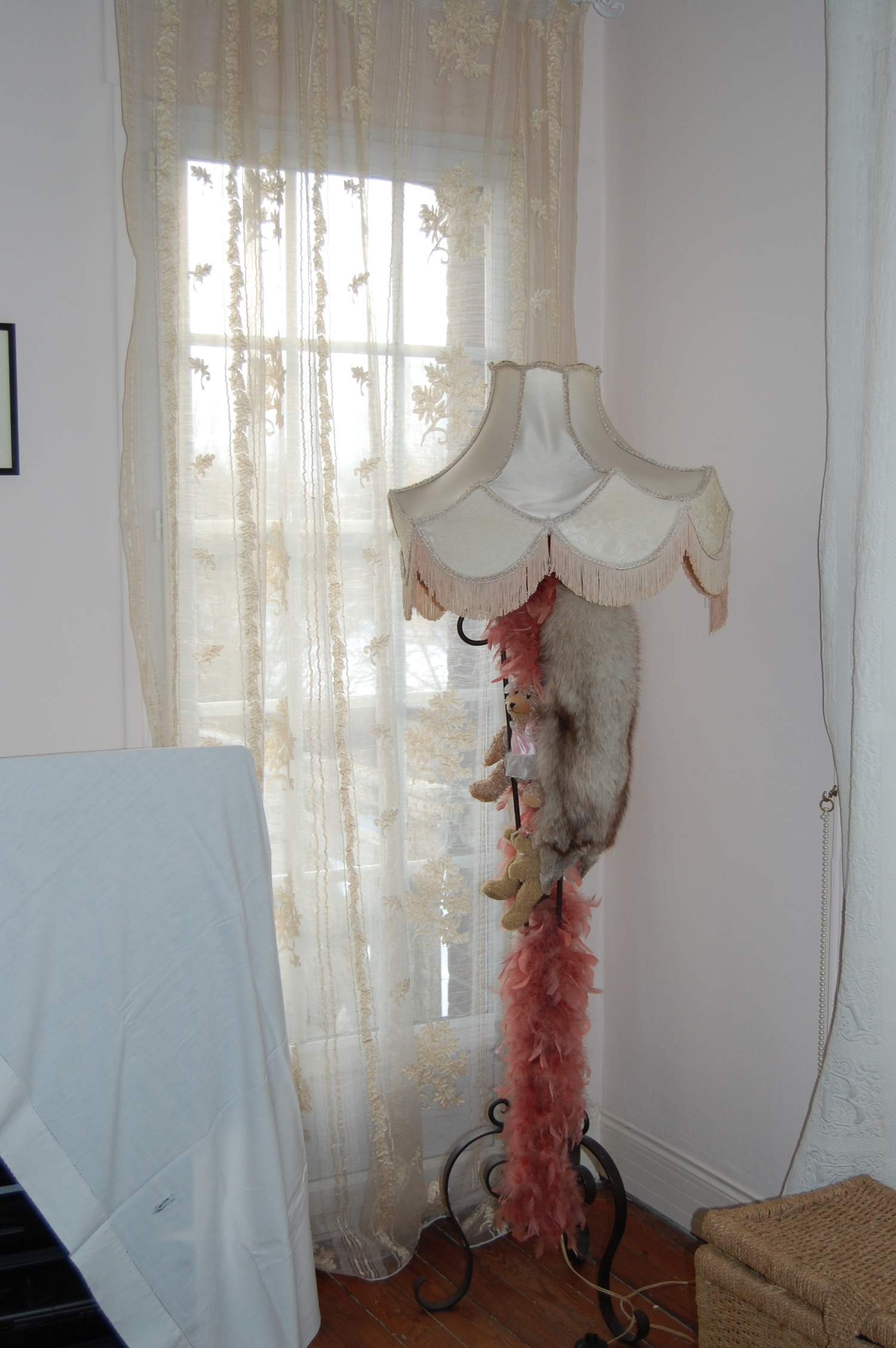 Une chambre rose poudré rêves poudrés