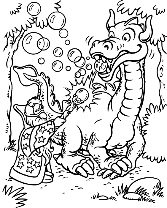Coloriages Dragons
