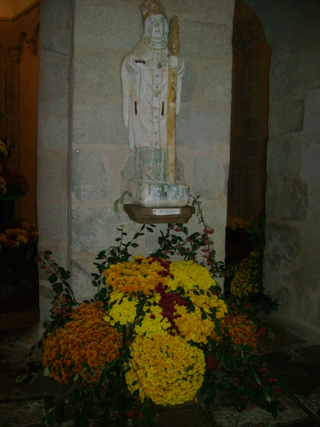 DECORATION DE L'EGLISE DE DOURNAZAC 2014 .  HAUTE-VIENNE .