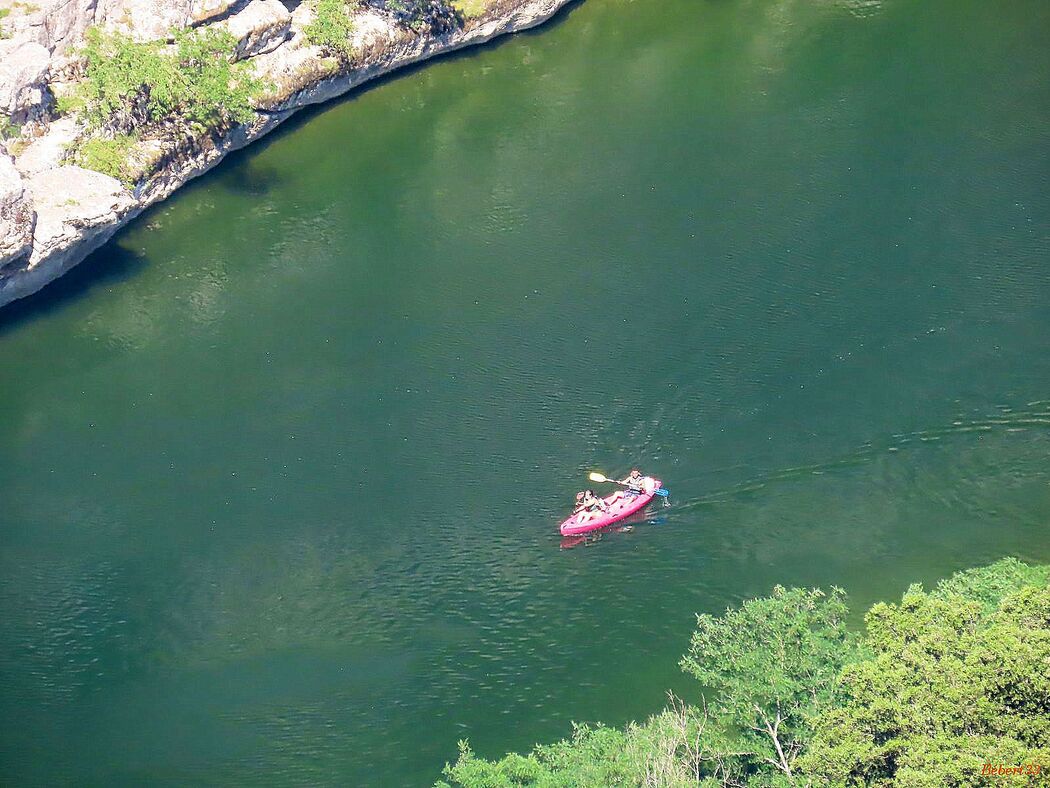 les gorges de l'Ardèche