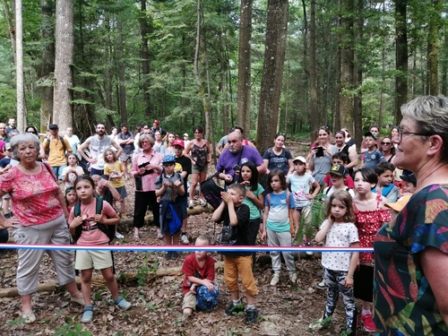 L'inauguration du sentier pédagogique