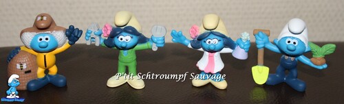 Série de figurines Schtroumpf MCDONALD'S 2022 - ALLEMAGNE