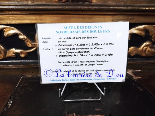 Antibes, la cathédrale Notre-Dame de l'Immaculée Conception