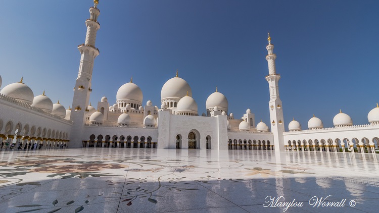 Abu Dhabi : Mosquée du Sheikh Zayed 3/