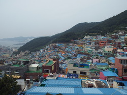 Gamcheon Culture Village et ses toits bleus