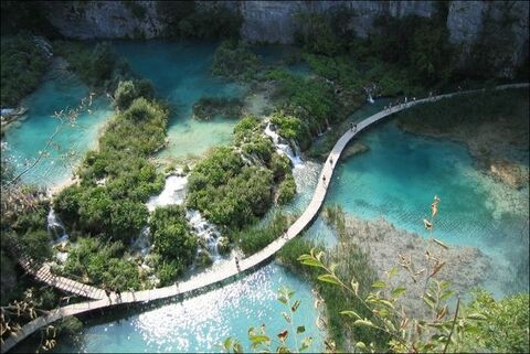 Le parc national des lacs de Plitvice, en Croatie