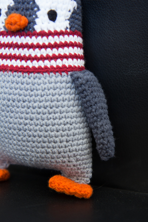 Mylène - Crochet : Doudou Pingouin