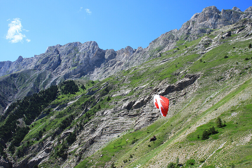 Sur la route du col du Noyer un air de liberté....