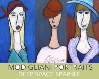 Kids use a simple drawing technique that results in these stunning Modigliani chalk portraits. One of my favorite art lessons.: 