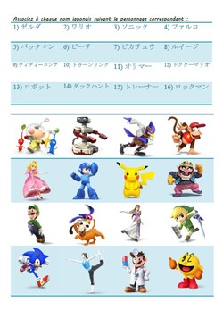 Katakana 片仮名 (via Super Smash Bros)