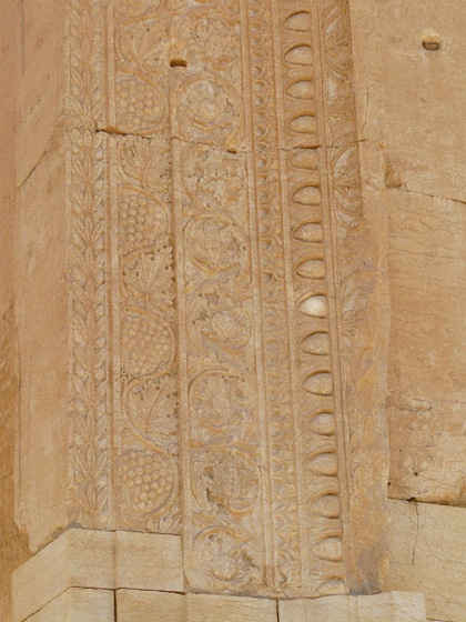 Palmyre; de magnifiques bas-reliefs;