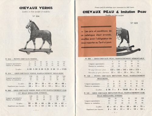 GIRAUD-SAUVEUR - catalogue de 1936