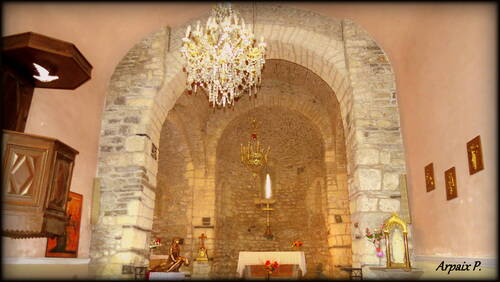 Ornolac Ussat les Bains 09400   èglise Saint Pierre