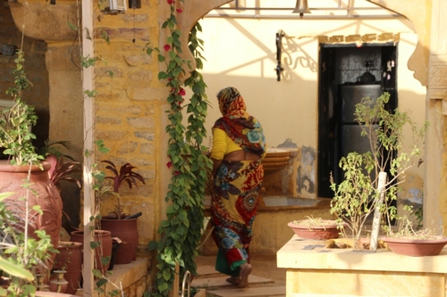 Dans les rues de la citadelle de Jaisalmer