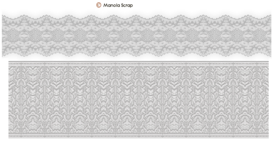 Bandes de dentelles