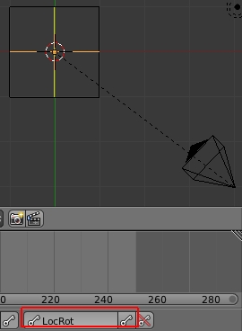 Ajouter une clé de départ de l'animation