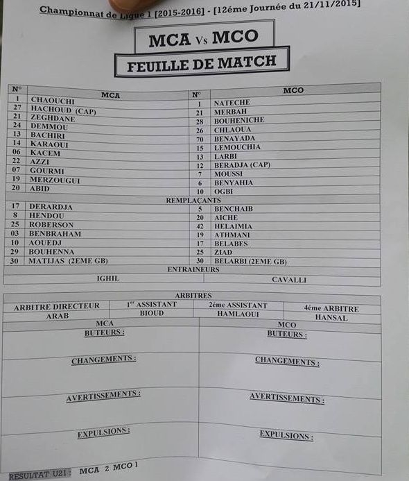 Samedi 21.11.2015 MCA-MCO 1.0