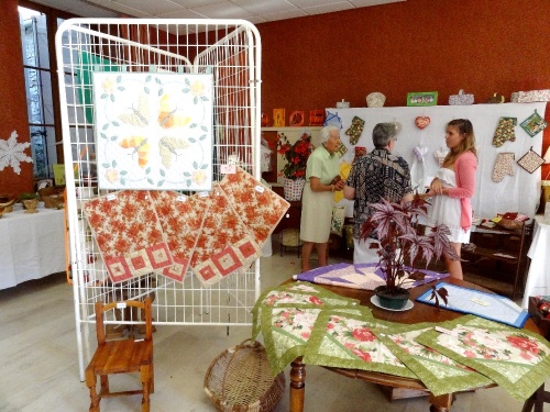 L'exposition 2012 de patchwork et d'artisanat d'art à Meulson