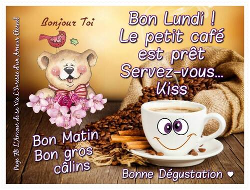 gros bisous du lundi 