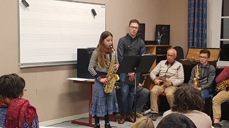 Goûter - concert classe de saxophone 