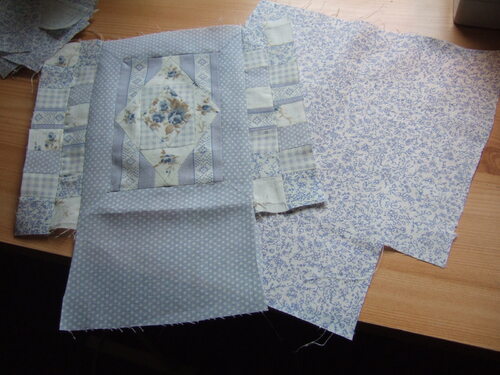 Doublure du Patchwork, taies d'oreillers et drap-housse