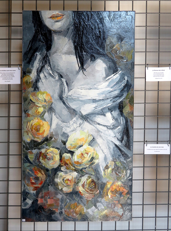 "Femmes et Roses", une exposition de Joëlle Pulcini à l'Office du Tourisme du Pays Châtillonnais